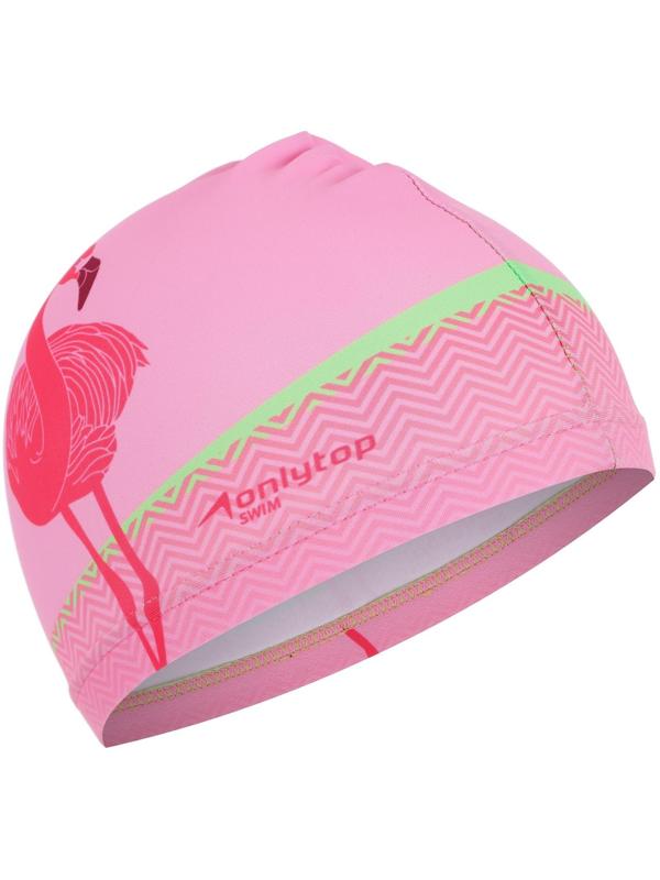 Купальник для девочек + шапочка, комплект, р. 30, рост 116 см, обхват 46-52 см