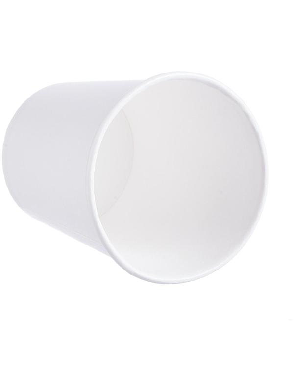 Стакан одноразовый бумажный, Белый, 250 мл, 80 мм