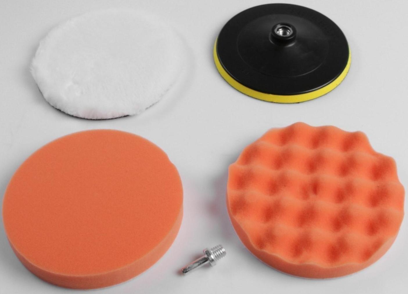 Круг для полировки TORSO, 180 мм, набор 5 предметов