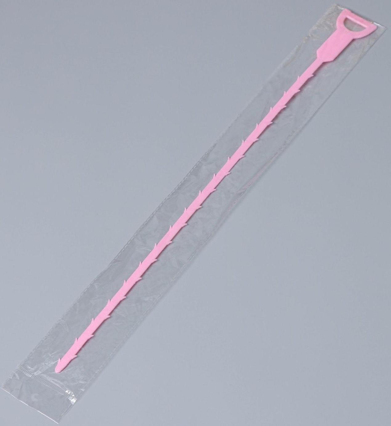 Улавливатель волос в стоках труб Доляна, 50 см, цвет МИКС