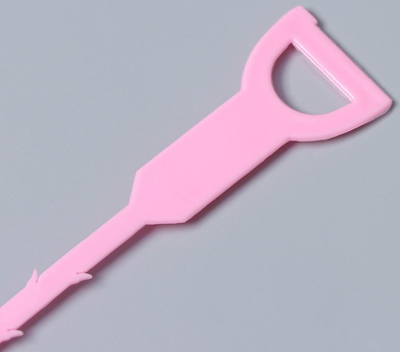 Улавливатель волос в стоках труб Доляна, 50 см, цвет МИКС