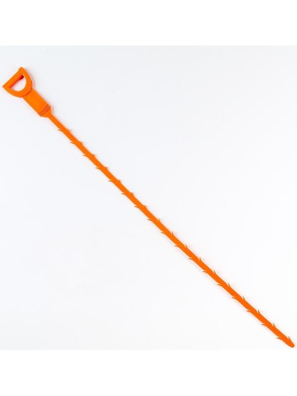 Улавливатель волос в стоках труб Доляна, 50 см, цвет МИКС