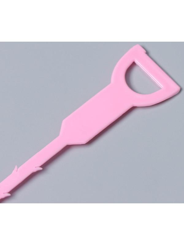 Улавливатель волос в стоках труб Доляна, 50 см, цвет МИКС