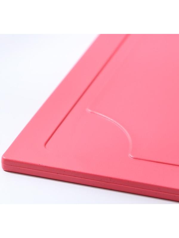 Набор досок разделочных с маркерами на подставке, 4 шт, цвет МИКС