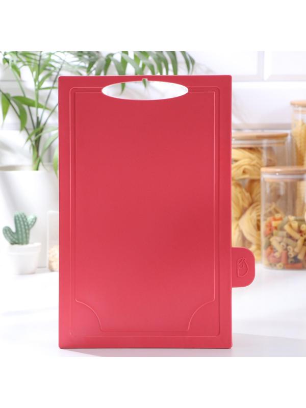 Набор досок разделочных с маркерами на подставке, 4 шт, цвет МИКС