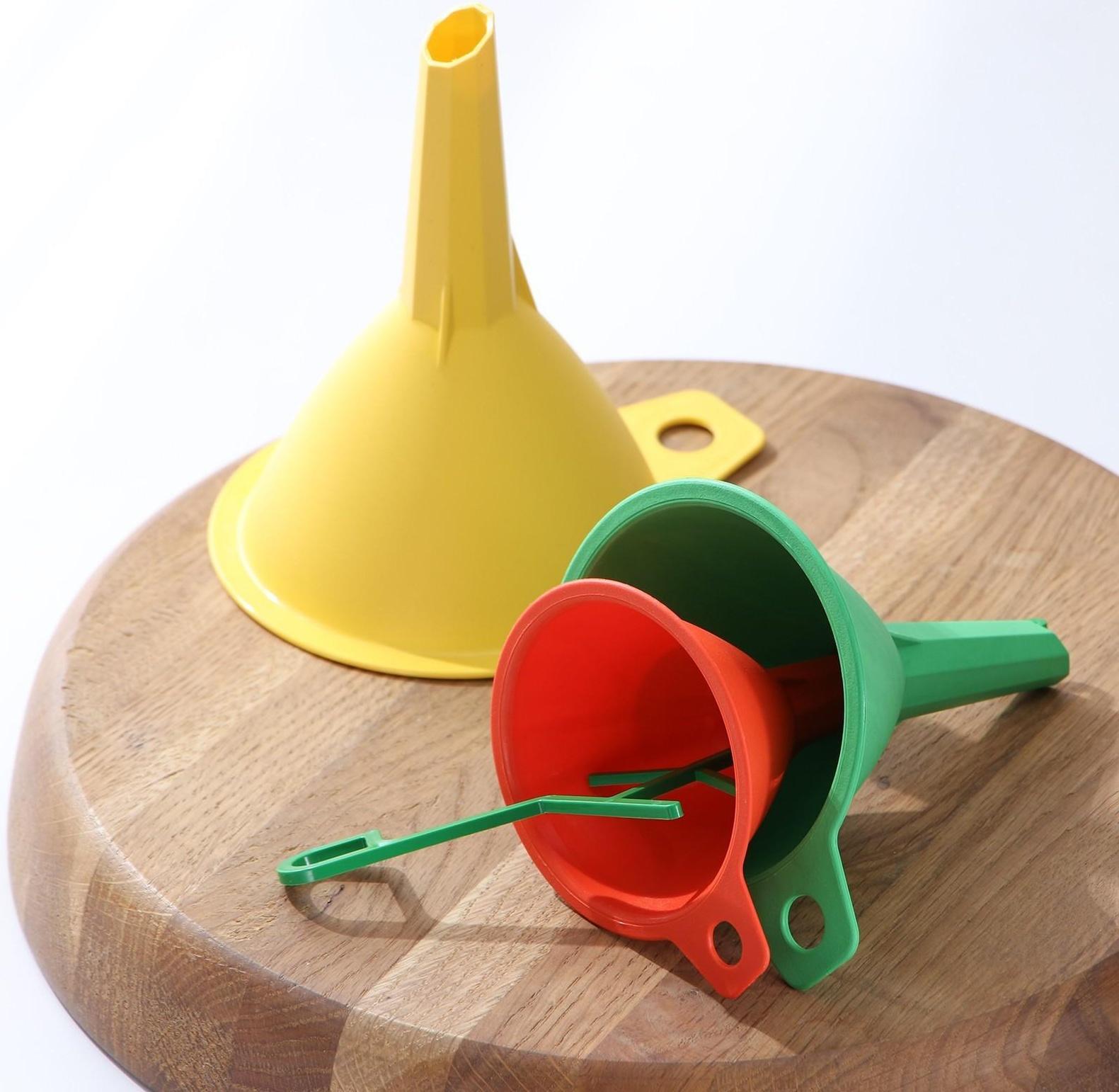 Воронки на подвеске Комфорт Плюс, набор 3 шт, цвет МИКС