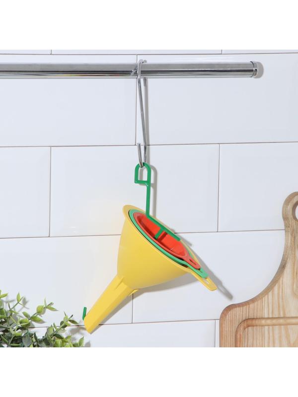 Воронки на подвеске Комфорт Плюс, набор 3 шт, цвет МИКС