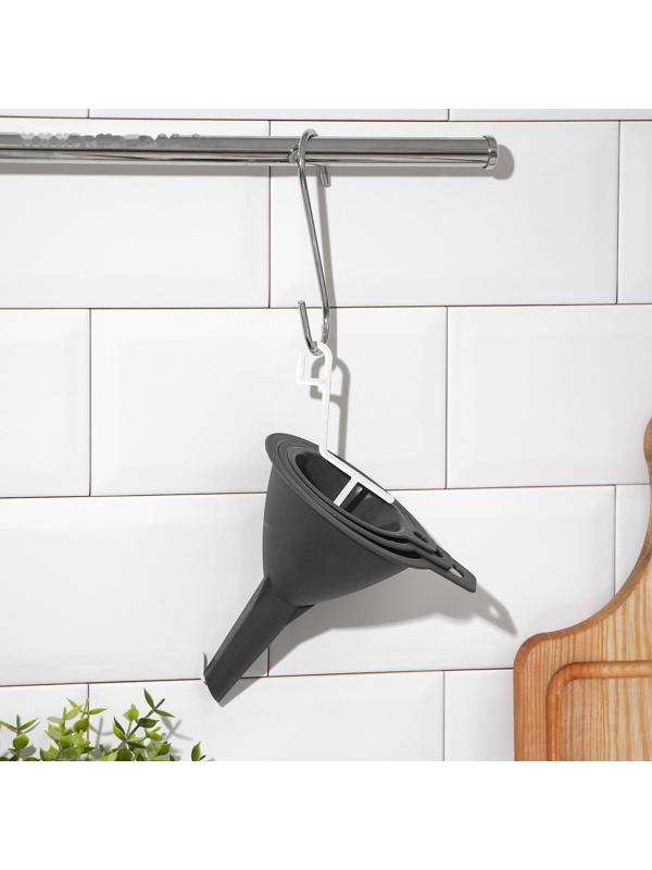 Воронки на подвеске Комфорт Плюс, набор 3 шт, цвет МИКС