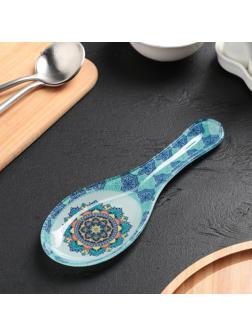 Подставка стеклянная под ложку Доляна «Анха», 21×7,5 см