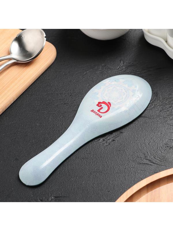 Подставка стеклянная под ложку Доляна «Анха», 21×7,5 см