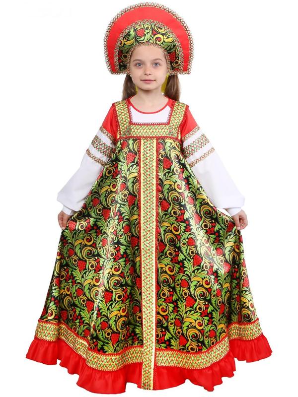 Русский народный костюм «Рябинушка» для девочки, р. 40, рост 152 см