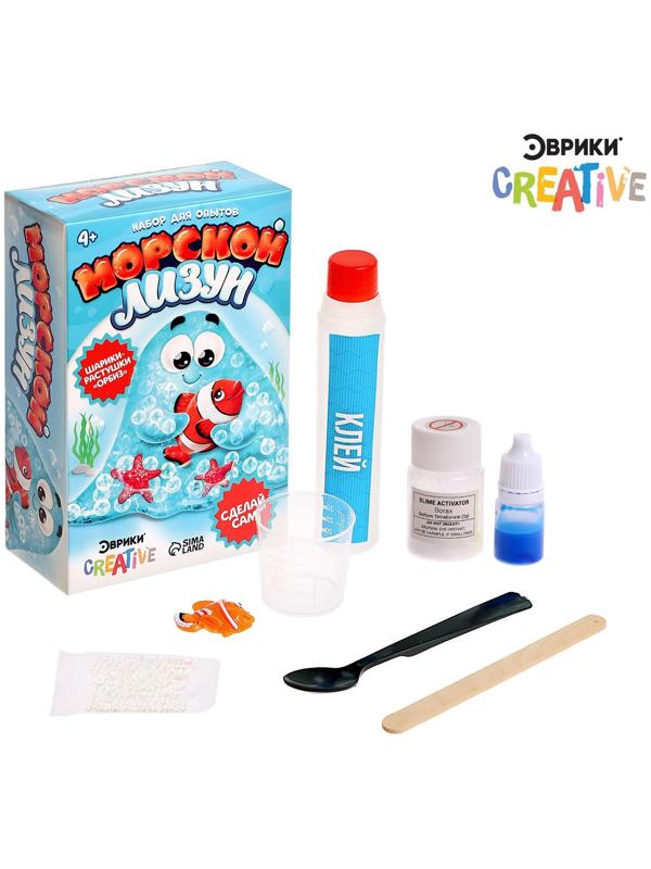 Опыты для детей «Морской лизун»