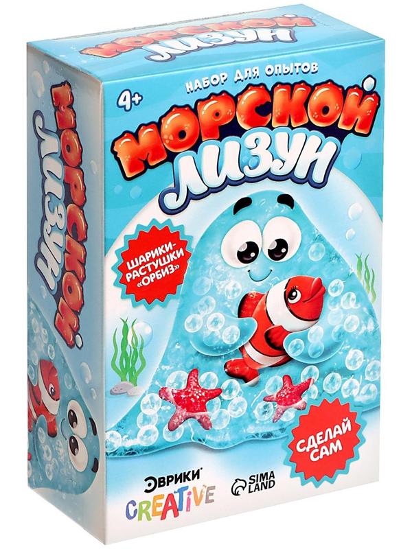 Опыты для детей «Морской лизун»