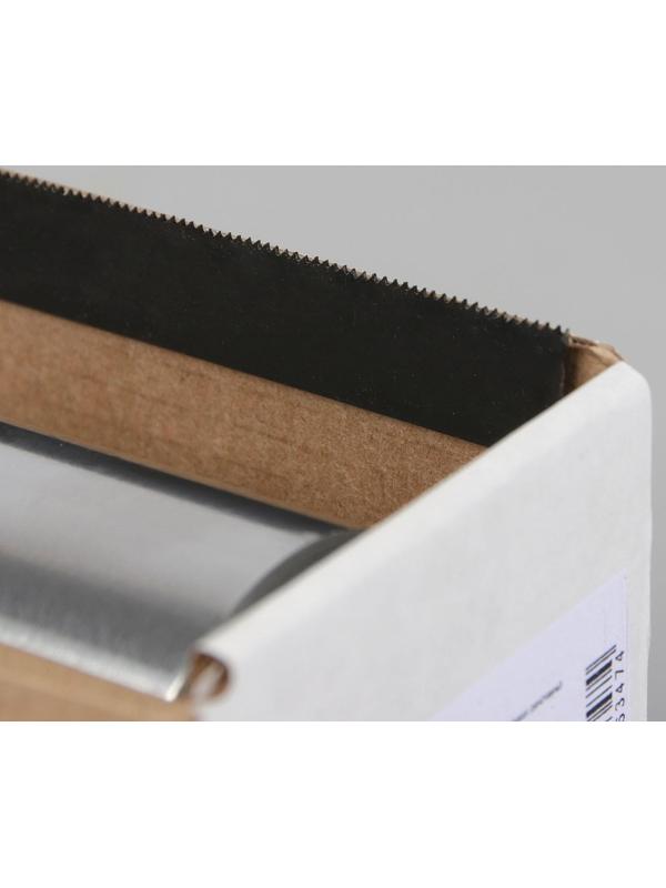 Фольга парикмахерская, с отрезным ножом, плотность 16 мкм, 100 м