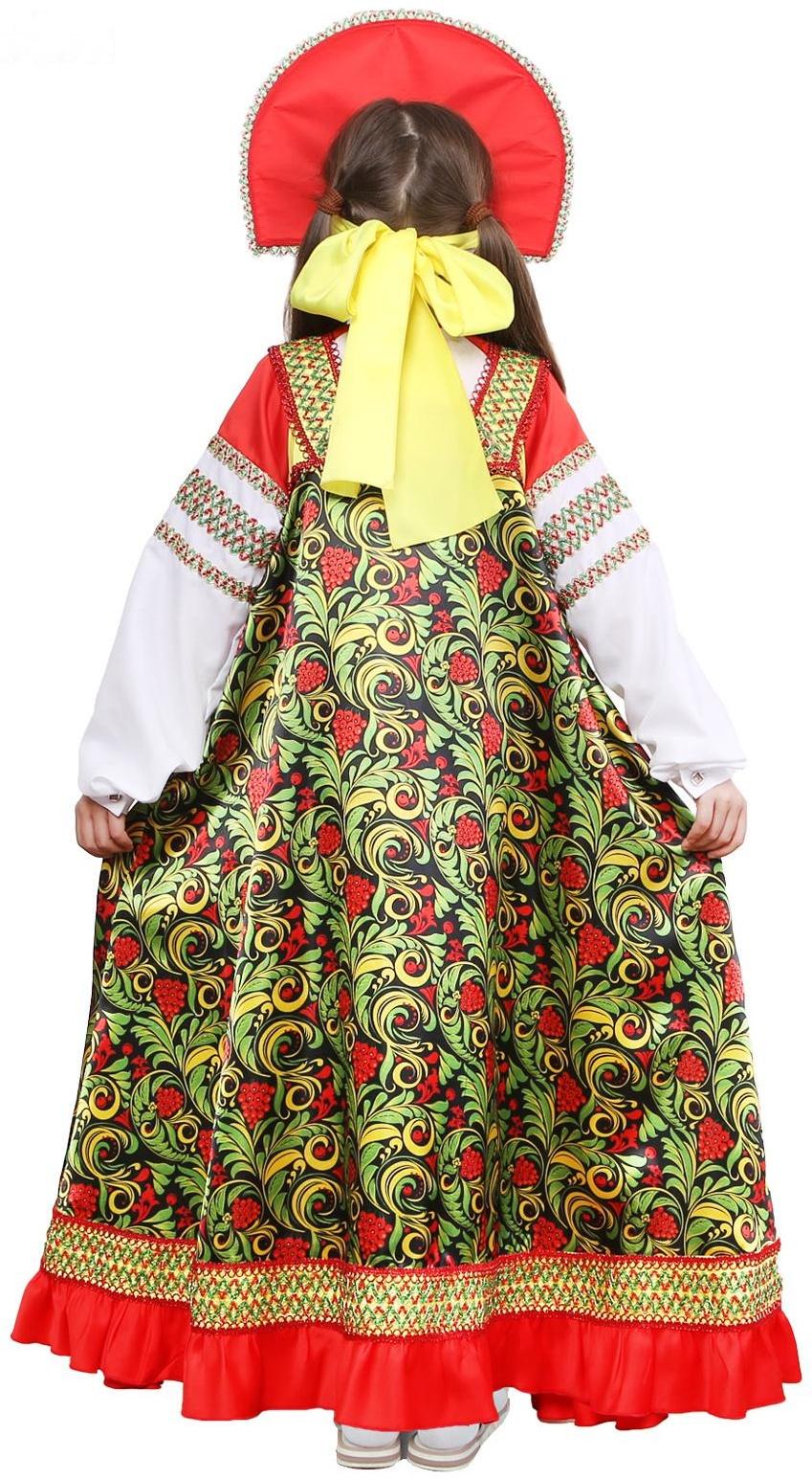 Русский народный костюм «Рябинушка» для девочки, р. 38, рост 146 см