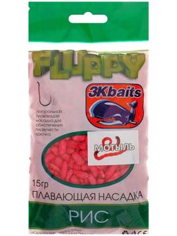 Рис плавающий FLUPPY, мотыль, 15 г