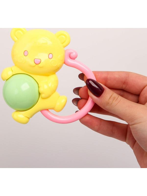 Погремушка «Мышка», цвет МИКС