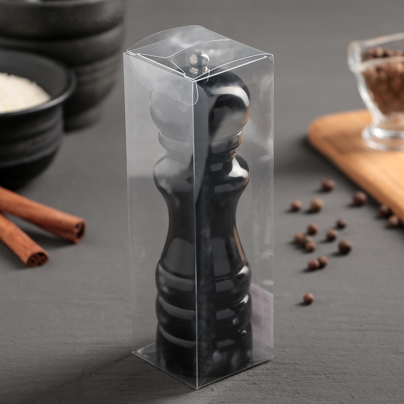 Мельница для специй  «Краски», 16 см, цвет чёрный