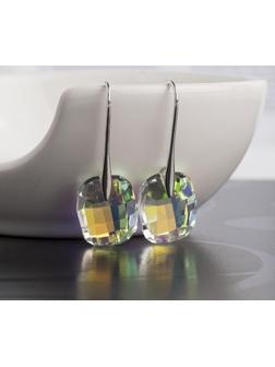 Серьги со стразами 