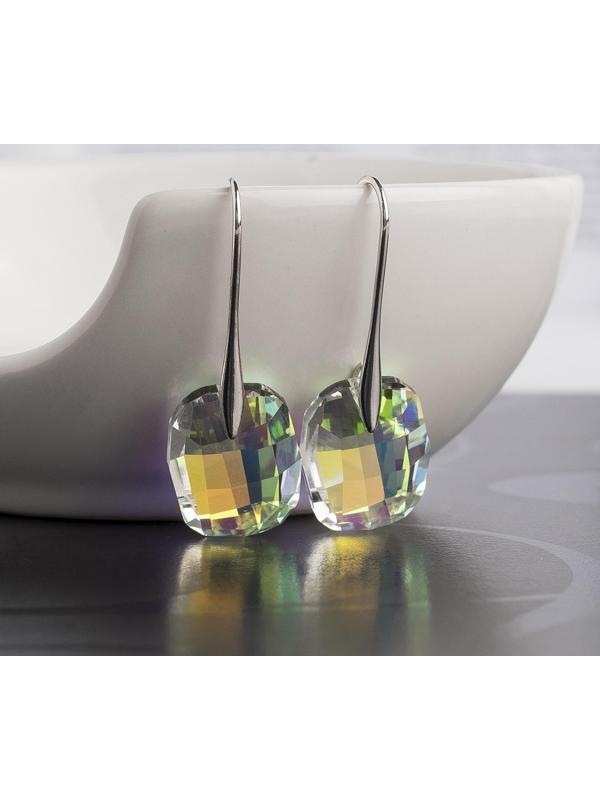 Серьги со стразами 