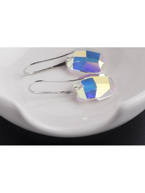 Серьги со стразами 