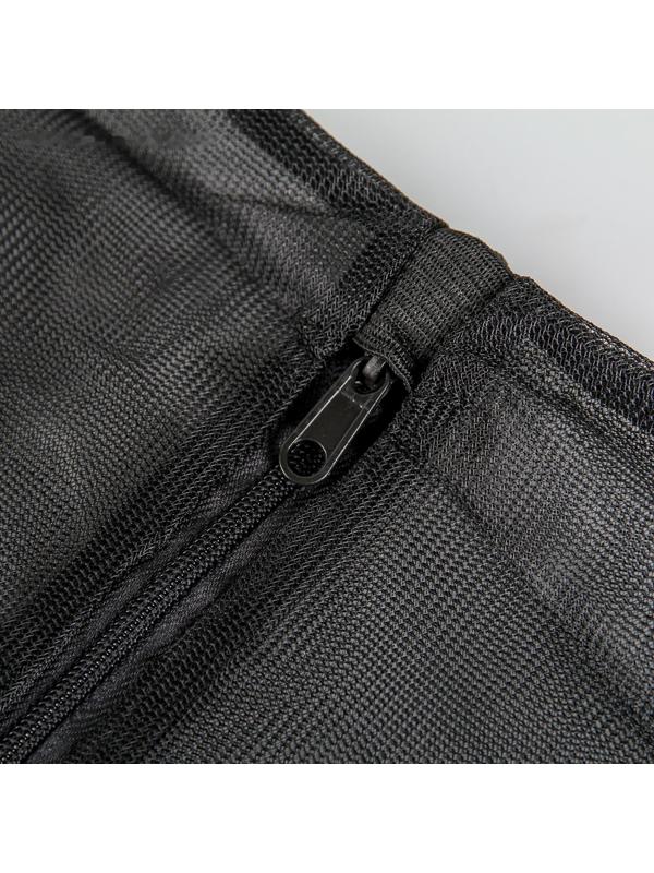 Мешок для стирки белья Доляна, 50×60 см, мелкая сетка, цвет чёрный