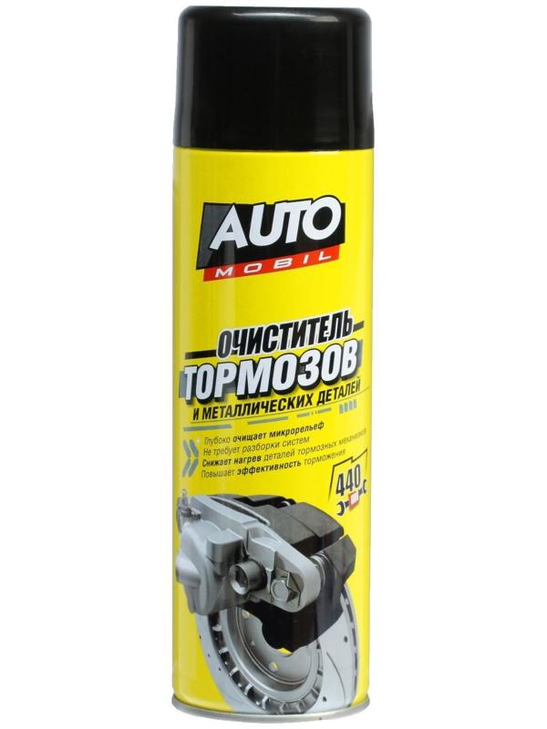 Очиститель тормозов и металлических деталей, AUTO MOBIL, 440 мл