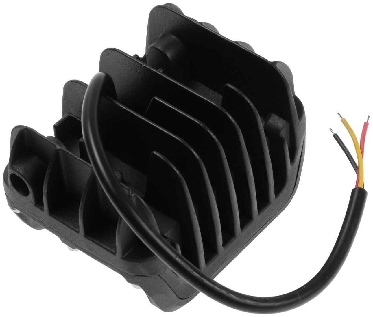 Противотуманная фара 9-30 В, 12 LED (6 белых, 6 желтых), IP67, 36 Вт, направленный свет