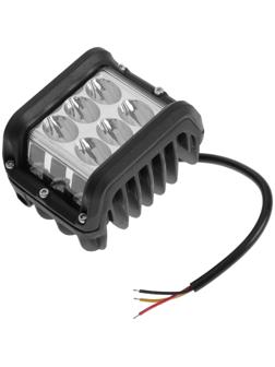 Противотуманная фара 9-30 В, 12 LED (6 белых, 6 желтых), IP67, 36 Вт, направленный свет