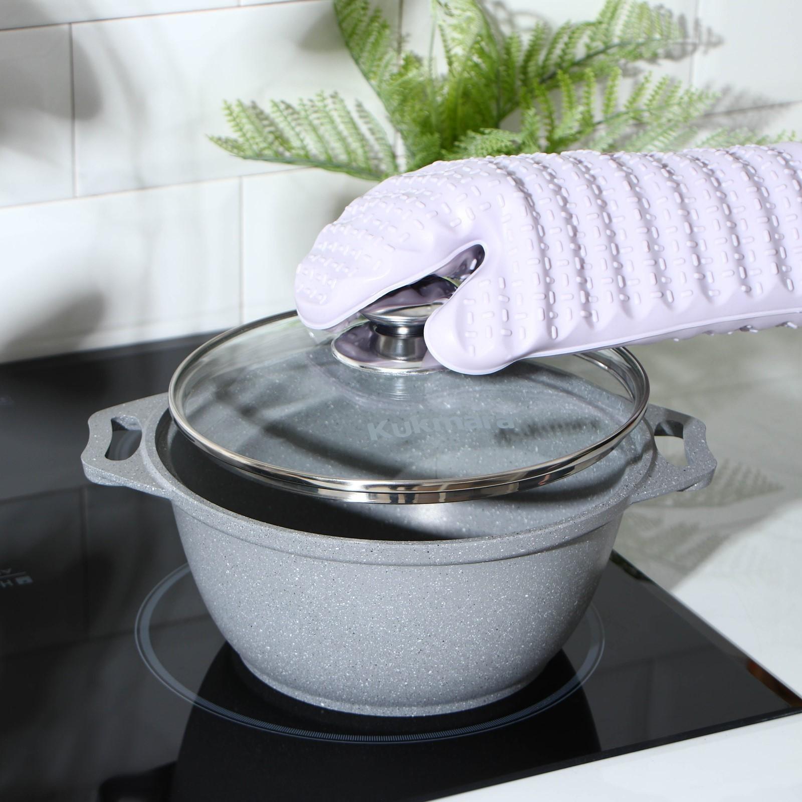 Прихватка для горячего Доляна «Мускат», силикон, 29×17 см, цвет МИКС