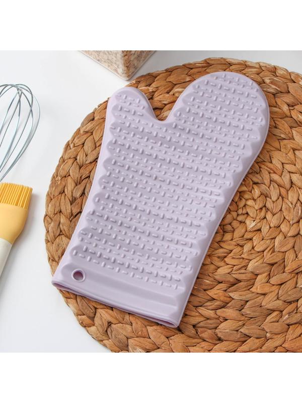 Прихватка для горячего Доляна «Мускат», силикон, 29×17 см, цвет МИКС