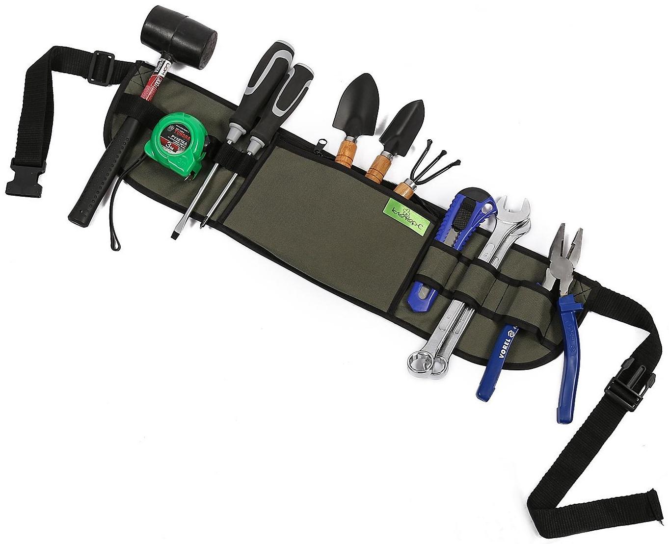 Поясная сумка для садового инструмента, 8 карманов