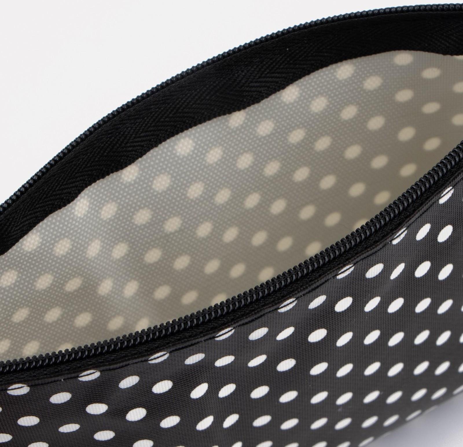 Косметичка на молнии, цвет чёрный