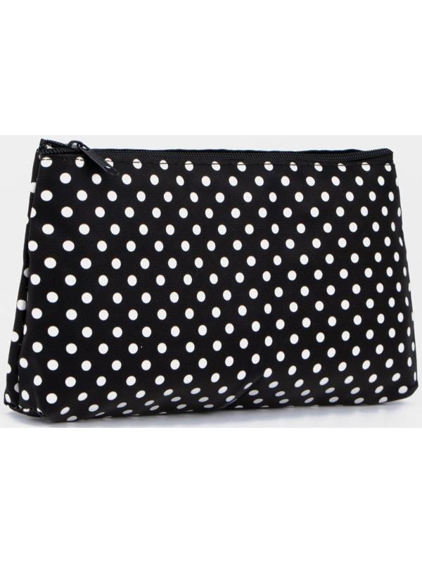 Косметичка на молнии, цвет чёрный