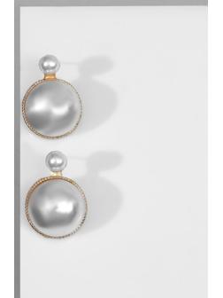 Серьги с жемчугом 
