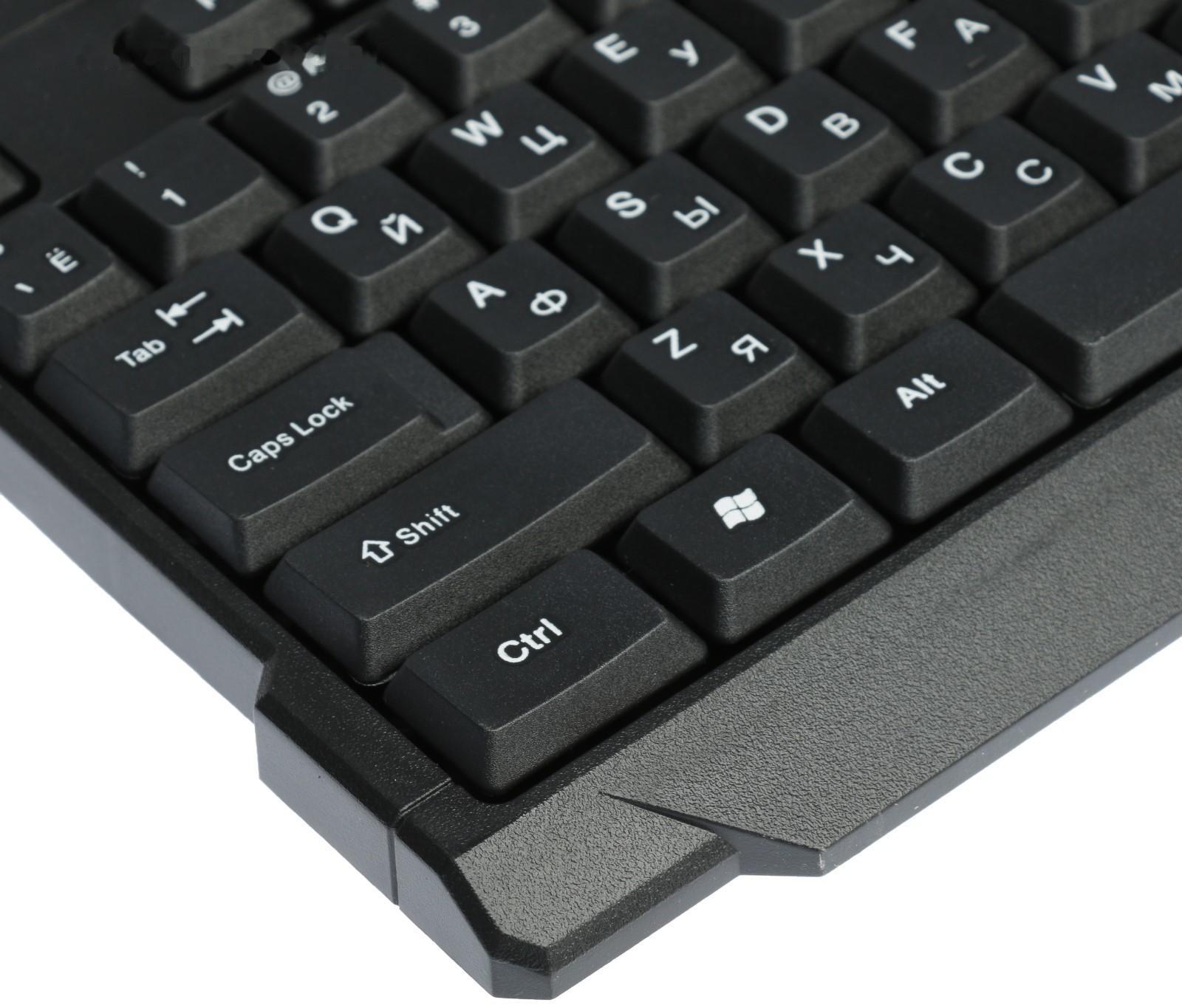 Клавиатура Defender Element HB-195 RU, беспроводная, мембранная, 114 клав, USB, 2xAA, черная