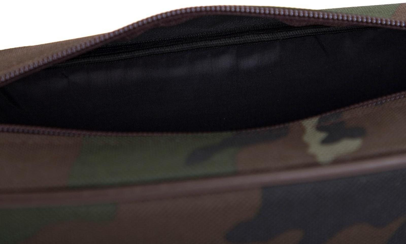 Косметичка на молнии, наружный карман, цвет хаки