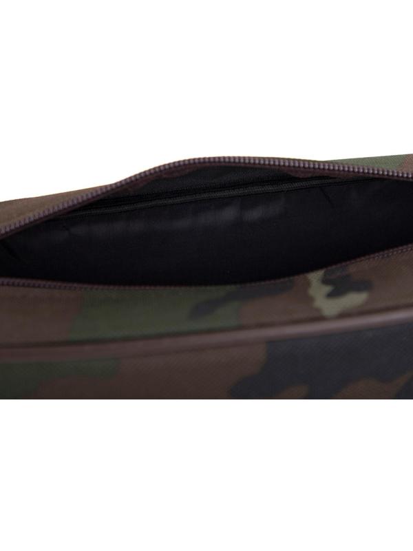 Косметичка на молнии, наружный карман, цвет хаки