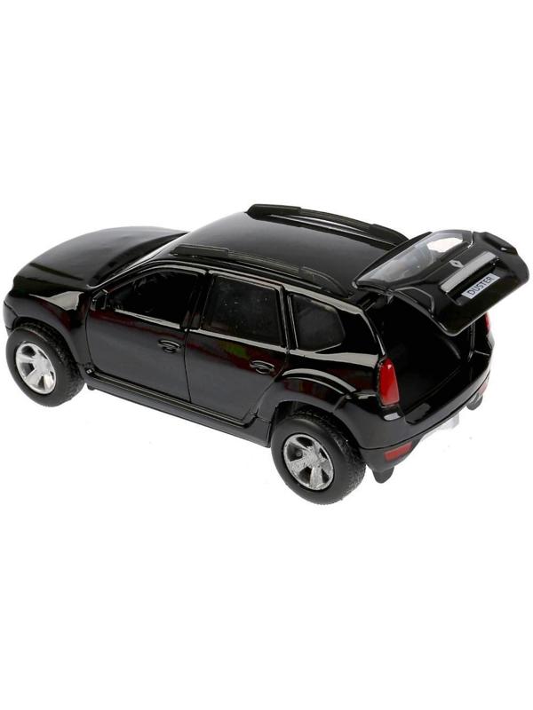 Машина металлическая Renault Duster, 12 см, открывающиеся двери, инерционная, цвет чёрный