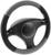 Оплетка на руль C2R С953, размер M, чёрно-серый