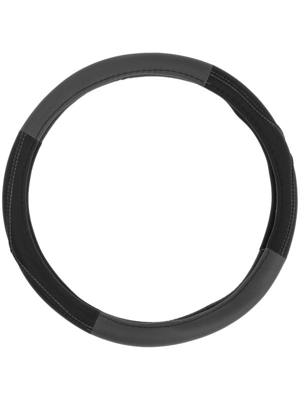 Оплетка на руль C2R С953, размер M, чёрно-серый