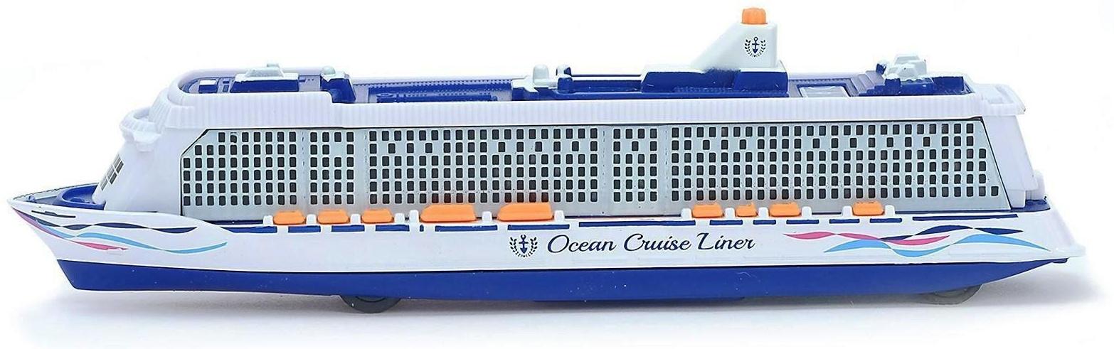 Круизный лайнер металлический, 20 см, световые и звуковые эффекты, инерционная
