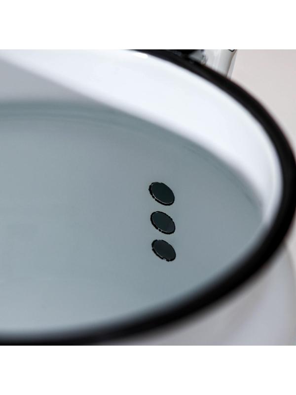 Чайник с кнопкой «Цветы синие», 3,5 л, индукция, цвет белый