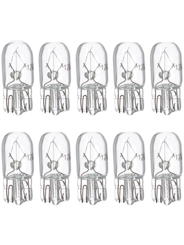 Галогенная лампа Cartage T10 W5W, 5 Вт, 12 В, набор 10 шт