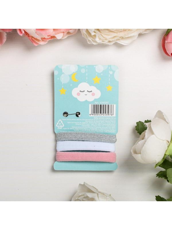 Набор резинок 3 шт. и значок «Для самой прекрасной»