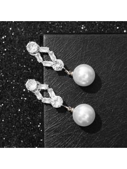 Серьги с жемчугом 