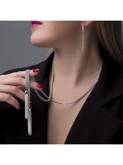 Набор 2 предмета: серьги, кулон 