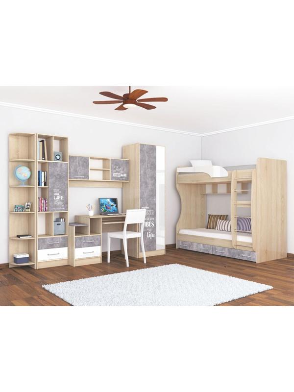 Угловой шкаф-завершение Колибри 300x300x2000  дуб сонома