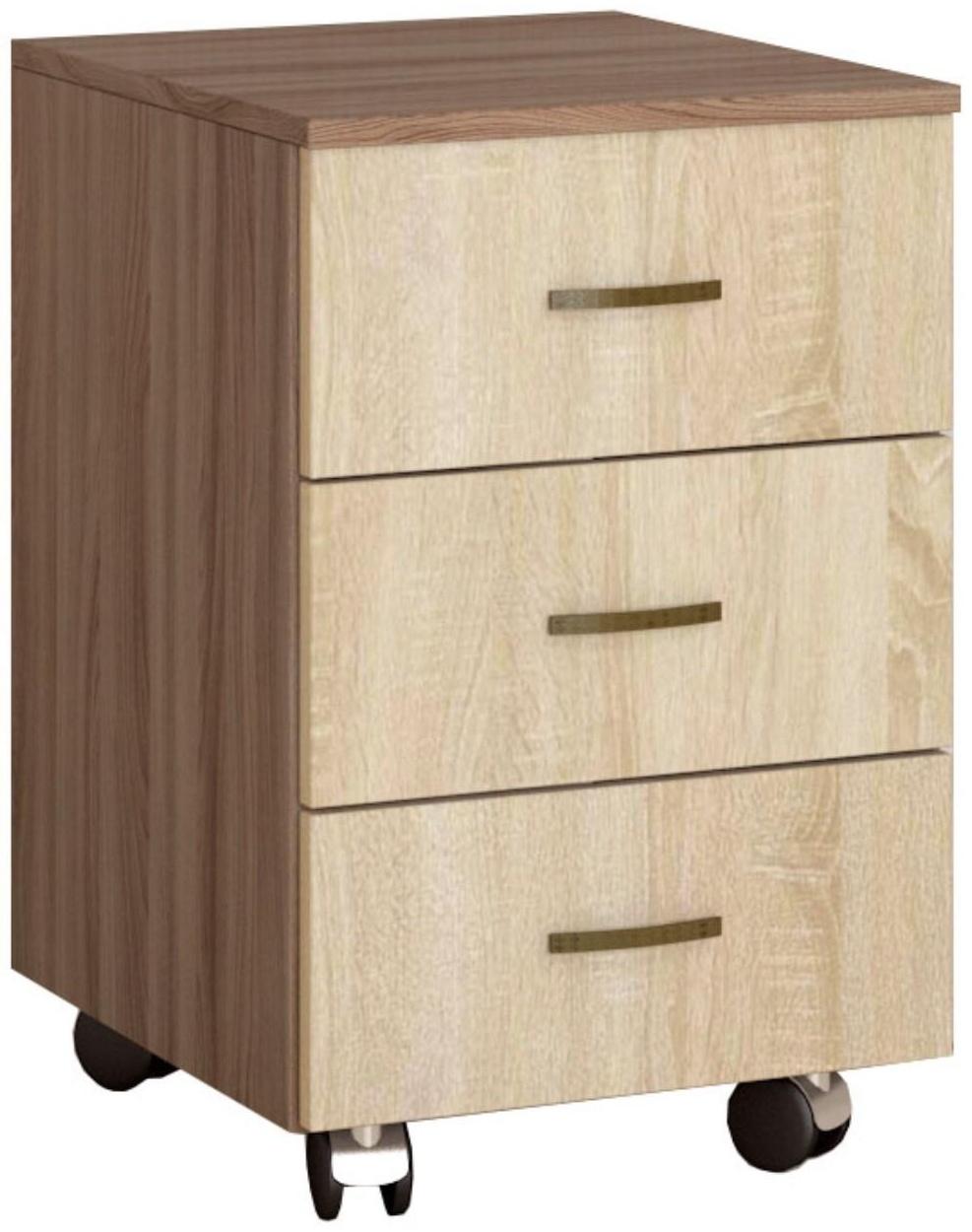 Тумба Орион 400x435x600 ясень шимо темный/дуб сонома