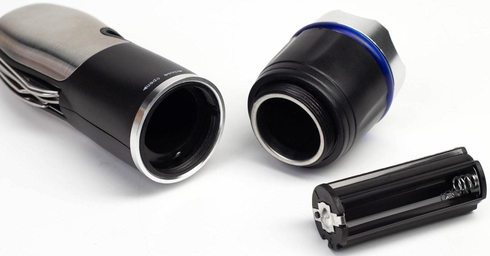 Фонарь-мультитул 6 в 1, 3 Вт, 100 лм, OSL, zoom, аварийный молоток, стропорез